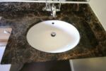 Marble top with inset Basin